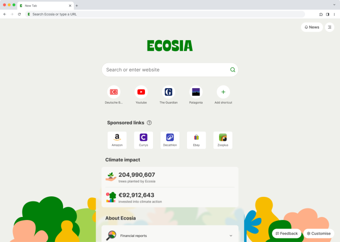 Ecosia, Çevreci Tarayıcı Piyasasına Giriş Yaptı