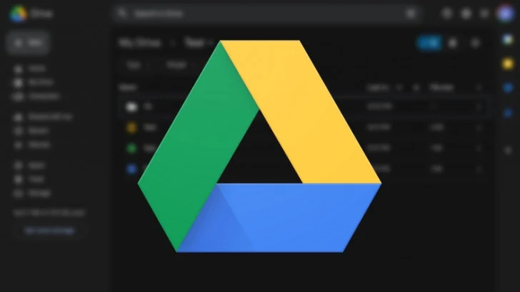 Google Drive Web Sürümü İçin Karanlık Tema Kullanıma Sunuldu