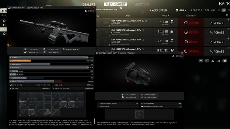 Escape From Tarkov'da Pazar Yeri Kuralları Kaldırılıyor