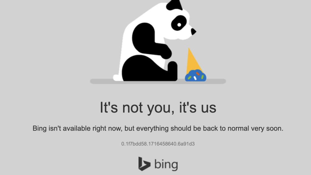 Microsoft Bing Altyapısı Çöktü