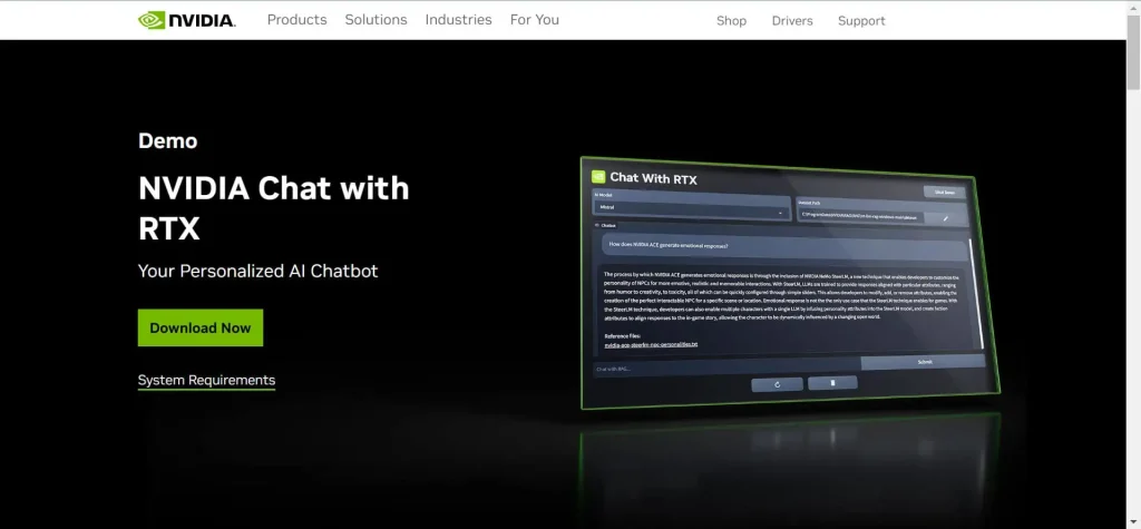 NVIDIA'nın Yapay Zeka Sohbet Botu ChatRTX Güçleniyor