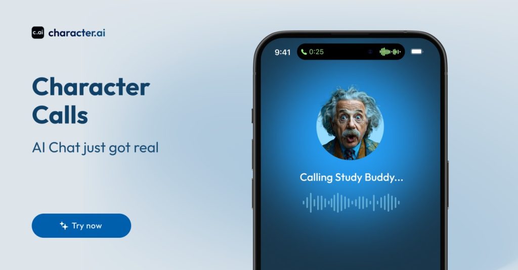 CharacterAI'den Yeni Özellik AI Avatarlarıyla Telefon Görüşmeleri Artık Mümkün!