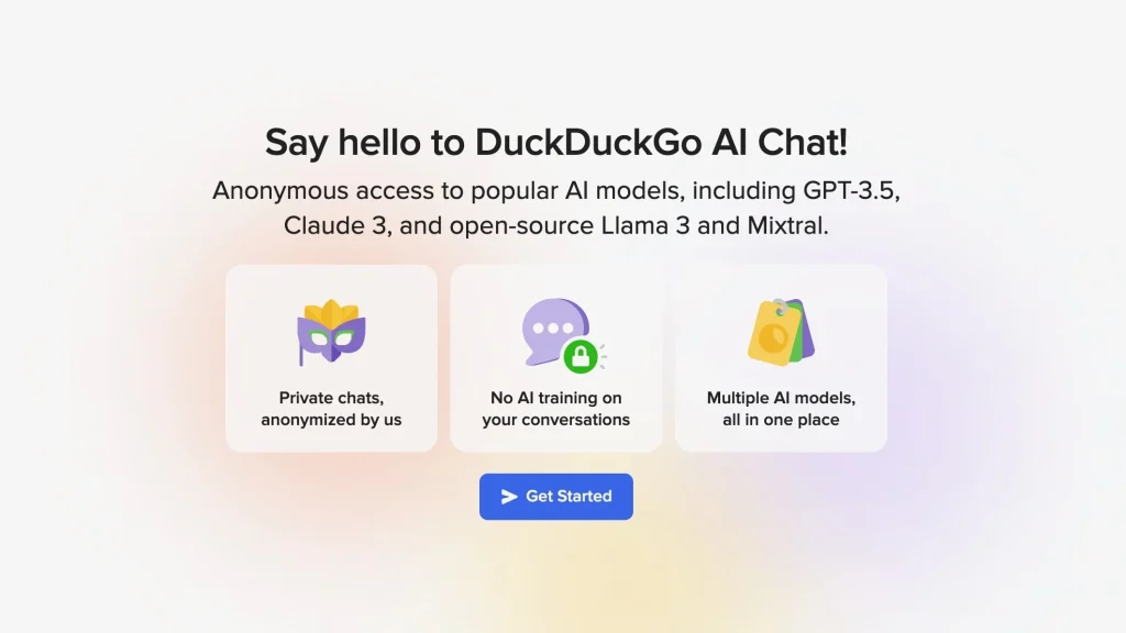 DuckDuckGo Yeni AI Chat Hizmetiyle Büyük Bir Adım Atıyor 