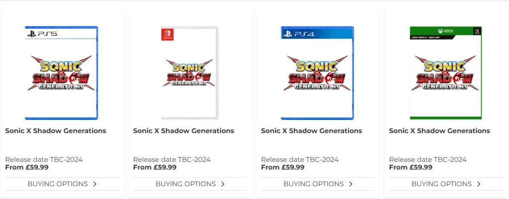 Sonic X Shadow Generations Nintendo Switch Dosya Boyutu Belli Oldu