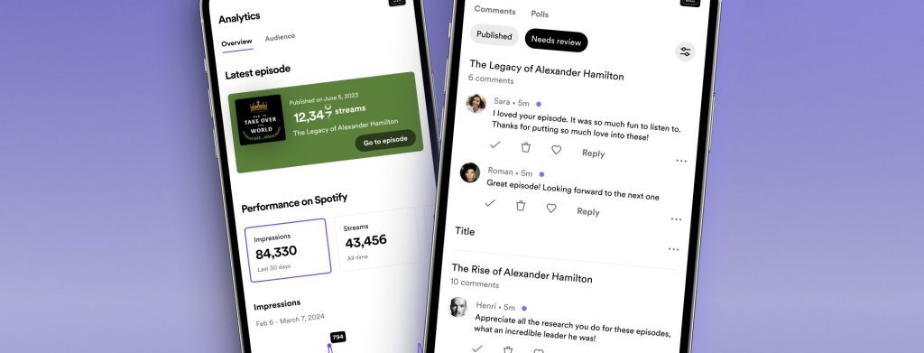 Spotify Podcast'lere Yorum Yapma Özelliği Getiriyor