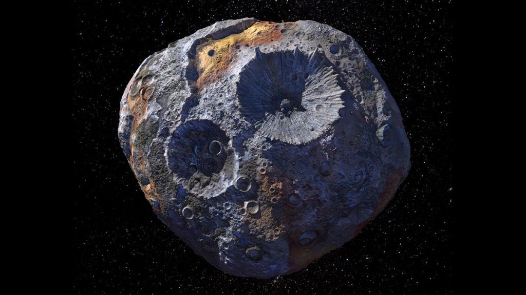 James Webb Teleskobu, Gizemli Asteroit Psyche'nin Yüzeyinde Pas İzleri Tespit Etti