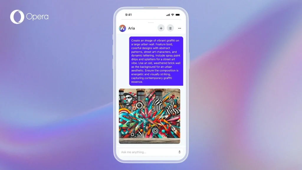 Opera iOS Tarayıcısı Yapay Zeka Özelliklerine Kavuşuyor