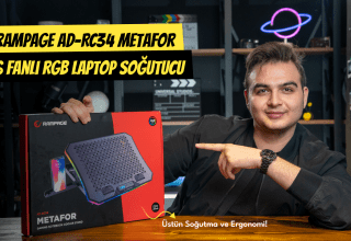 Rampage AD-RC34 Metafor 6 Fanlı RGB Laptop Soğutucuyu İnceledik!