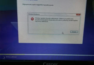 Windows Gereken Dosyaları Yükleyemiyor Sorunu ve Çözüm Yöntemleri