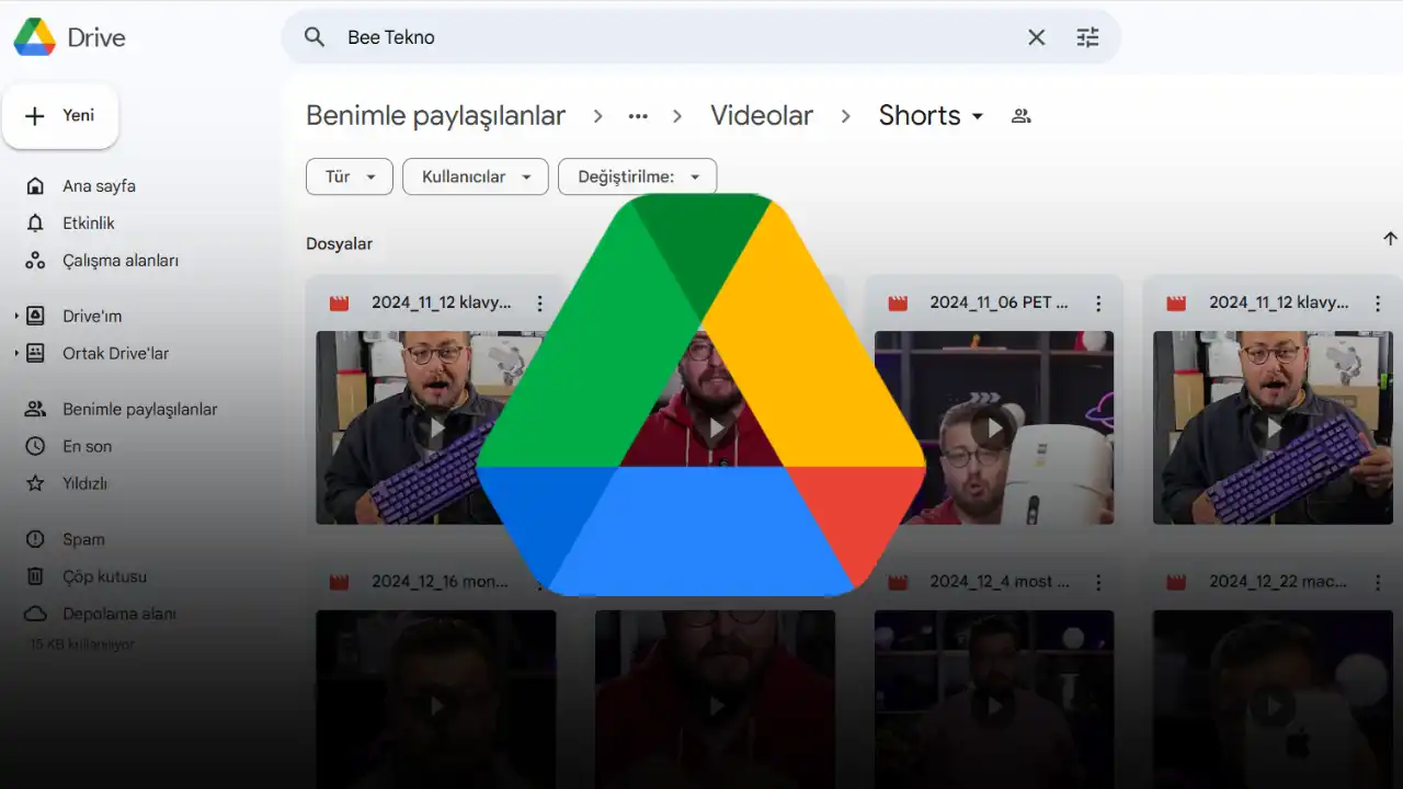 Google Drive,Video Dosyaları Güncelleme Aldı