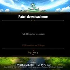 Patch Download Error: Nedenleri ve Çözüm Yolları