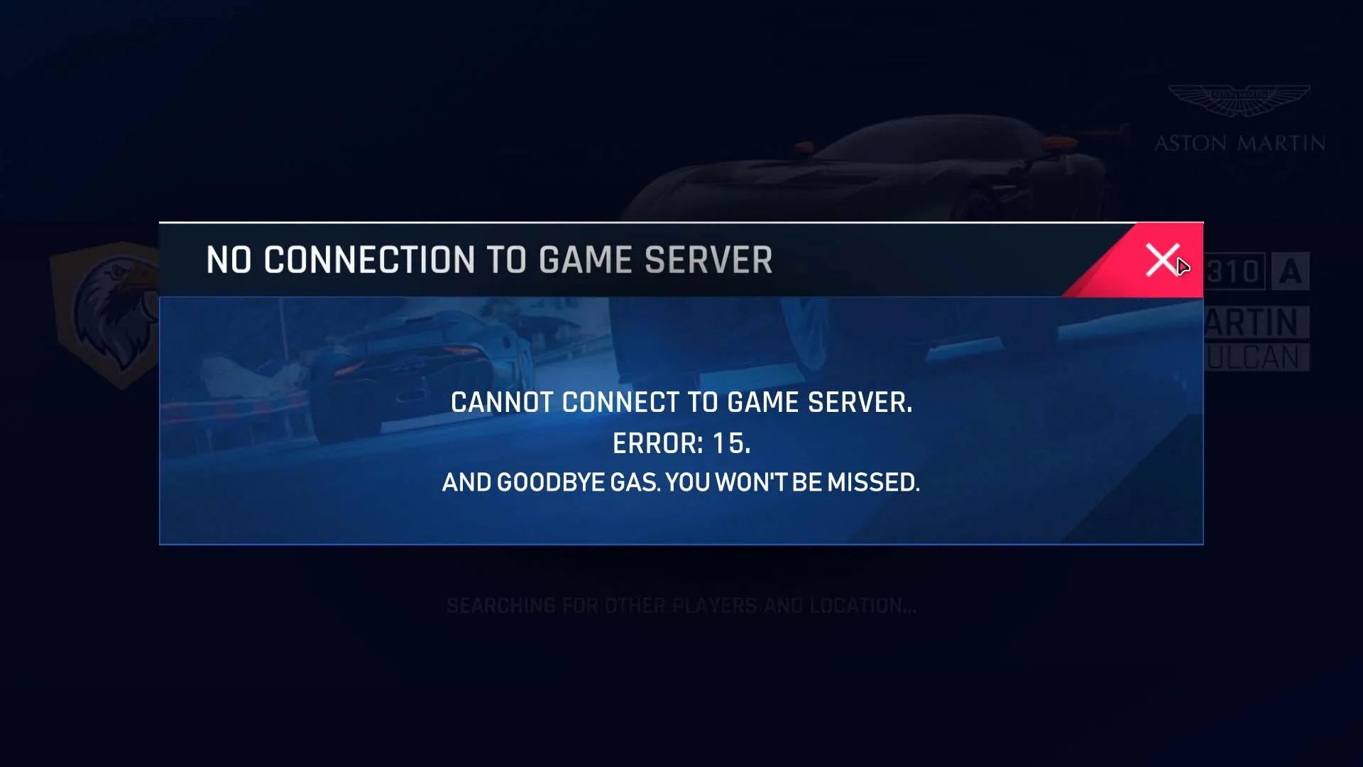 Server error