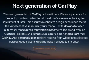 Apple-carplay