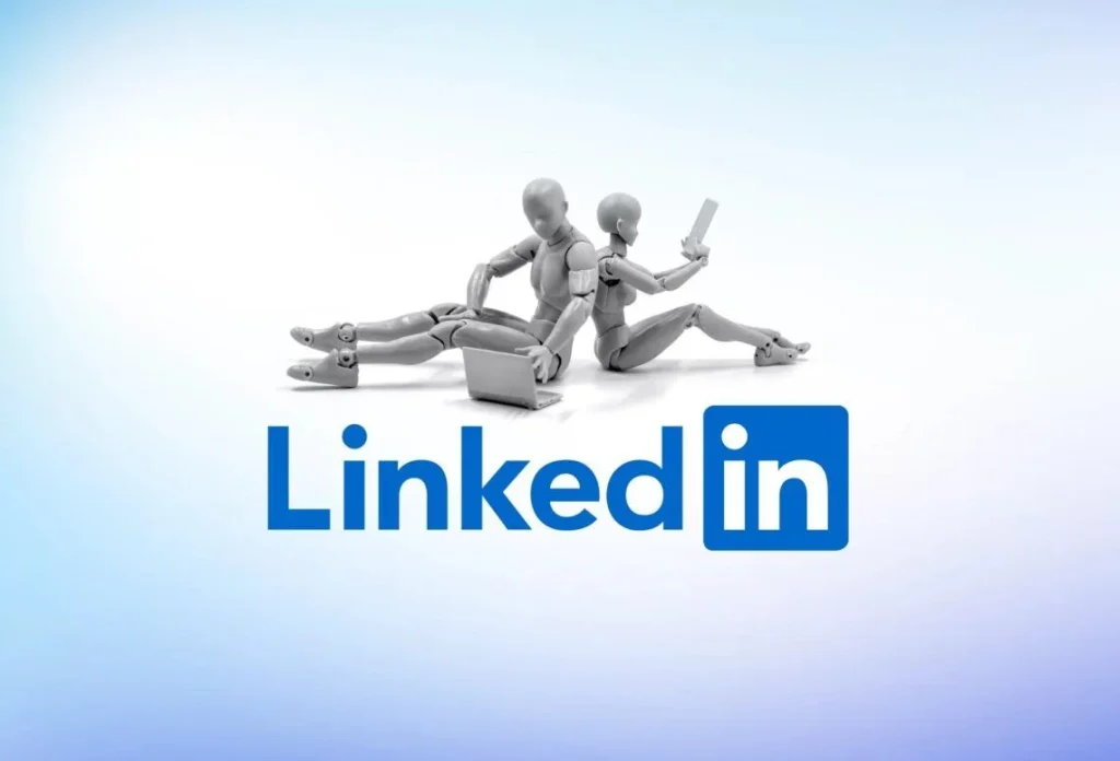 LinkedIn-Logosu-Ve-Robot-Figurler-Gorseli