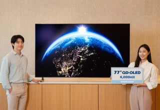 Samsung, 4000 nit Parlaklık Sunan Yeni QD-OLED Panelini Tanıttı